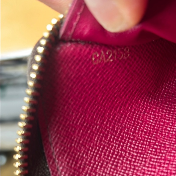 Louis Vuitton Clemence Logo Fucia Zippy Long Zip Around Clutch Wallet Box Papers - Picture 4 of 14